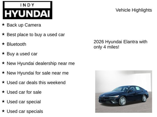 2026 Hyundai ELANTRA SE