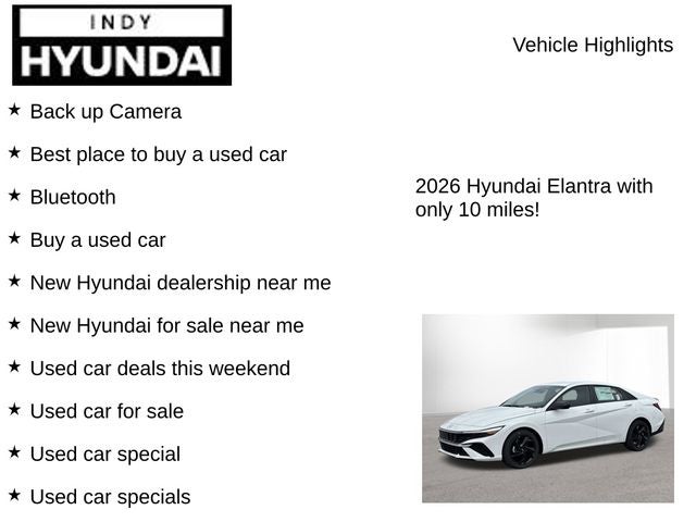2026 Hyundai ELANTRA SEL Sport
