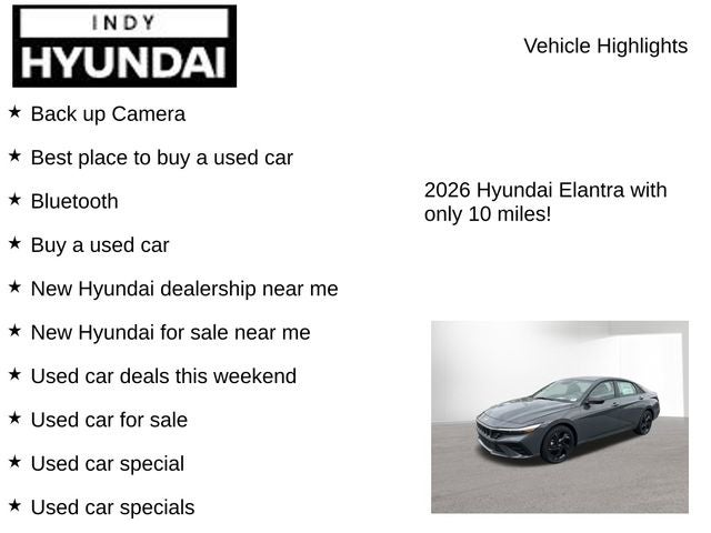 2026 Hyundai ELANTRA SEL Sport