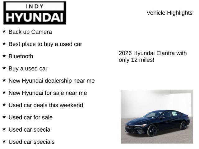 2026 Hyundai ELANTRA SEL Sport