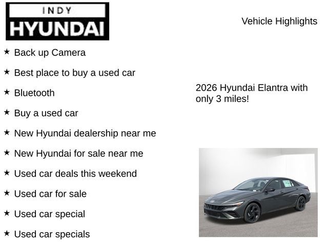 2026 Hyundai ELANTRA SEL Sport