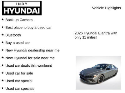 2026 Hyundai ELANTRA SEL Sport Plus