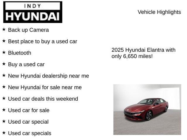 2025 Hyundai ELANTRA SEL Sport