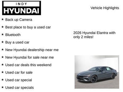 2026 Hyundai ELANTRA SEL Sport