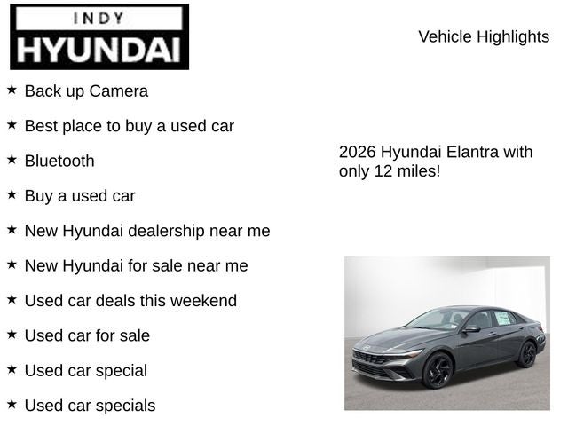 2026 Hyundai ELANTRA SEL Sport