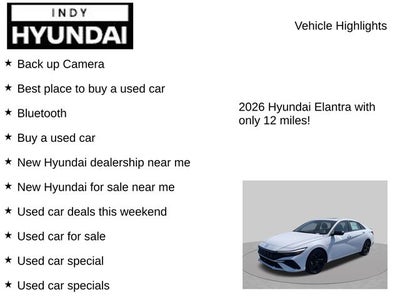 2026 Hyundai ELANTRA SEL Sport