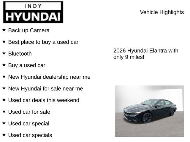 2026 Hyundai ELANTRA HYBRID SEL Sport