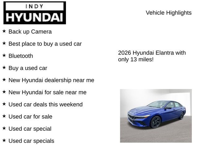2026 Hyundai ELANTRA HYBRID SEL Sport