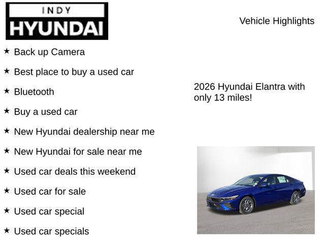 2026 Hyundai ELANTRA HYBRID Blue