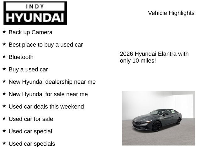 2026 Hyundai ELANTRA HYBRID SEL Sport