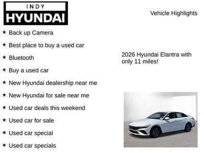 2026 Hyundai ELANTRA HYBRID Blue