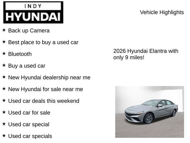 2026 Hyundai ELANTRA HYBRID Blue