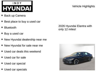 2026 Hyundai ELANTRA HYBRID SEL Sport