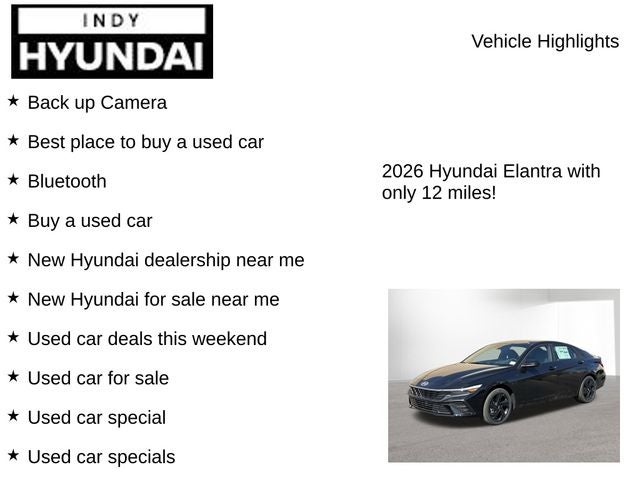 2026 Hyundai ELANTRA HYBRID SEL Sport