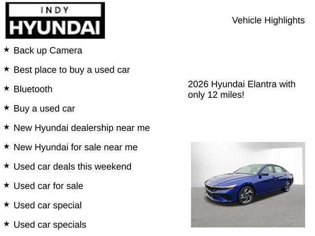 2026 Hyundai ELANTRA Limited