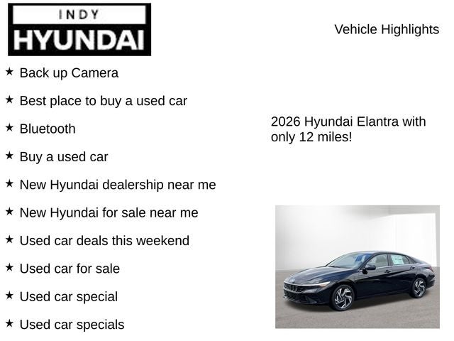 2026 Hyundai ELANTRA Limited