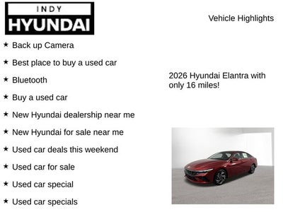 2026 Hyundai ELANTRA Limited
