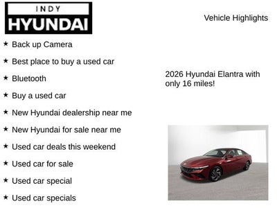 2026 Hyundai ELANTRA Limited