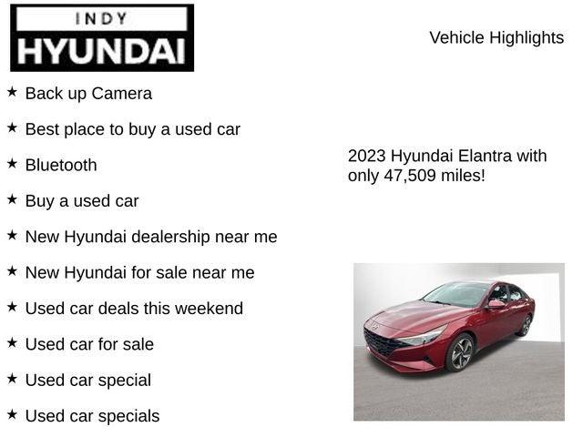 2023 Hyundai ELANTRA SEL