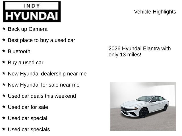 2026 Hyundai ELANTRA SEL Sport