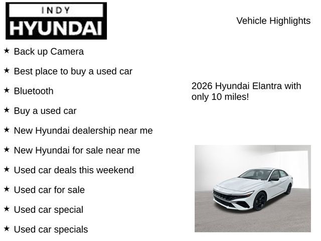 2026 Hyundai ELANTRA SEL Sport