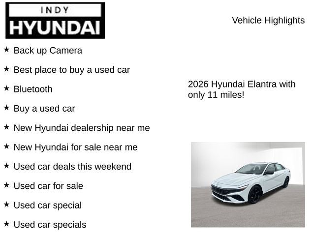 2026 Hyundai ELANTRA SEL Sport