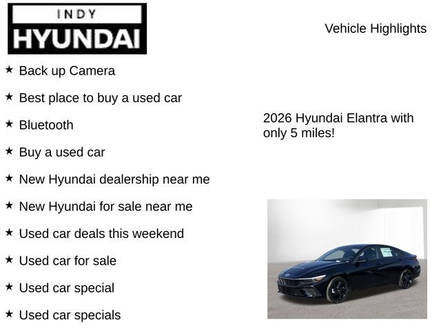 2026 Hyundai ELANTRA SEL Sport