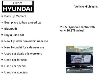 2025 Hyundai ELANTRA SEL Convenience