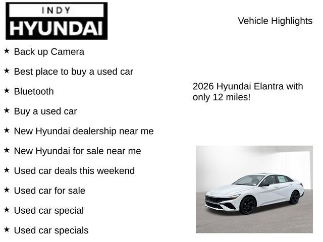 2026 Hyundai ELANTRA SEL Sport