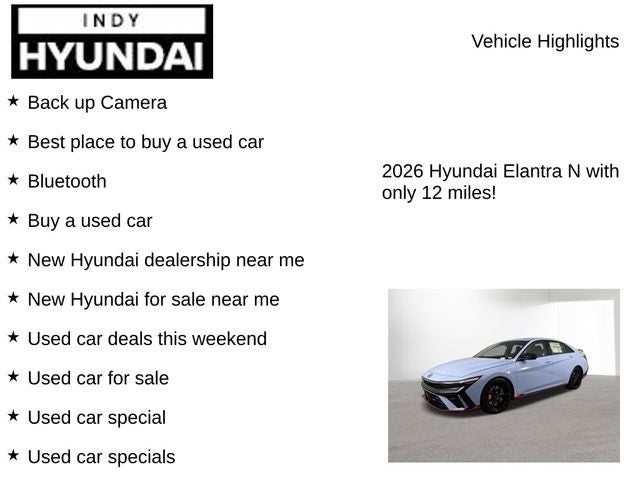 2026 Hyundai ELANTRA N Base
