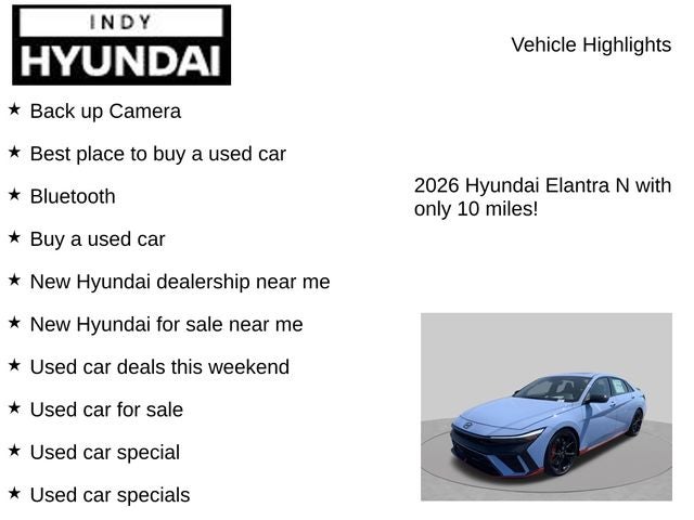 2026 Hyundai ELANTRA N Base