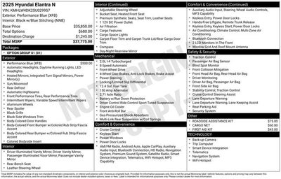 2025 Hyundai ELANTRA N Base