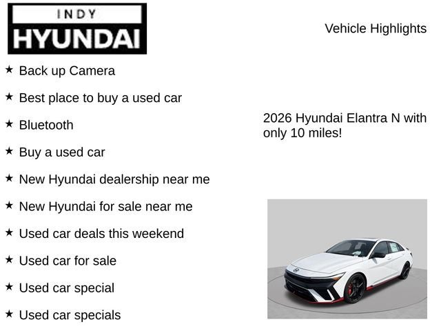 2026 Hyundai ELANTRA N Base