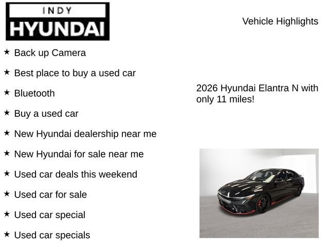 2026 Hyundai ELANTRA N Base