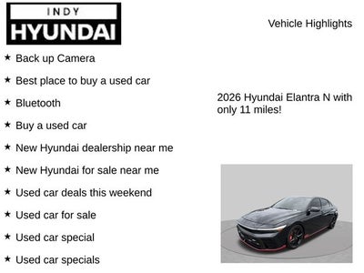 2026 Hyundai ELANTRA N Base