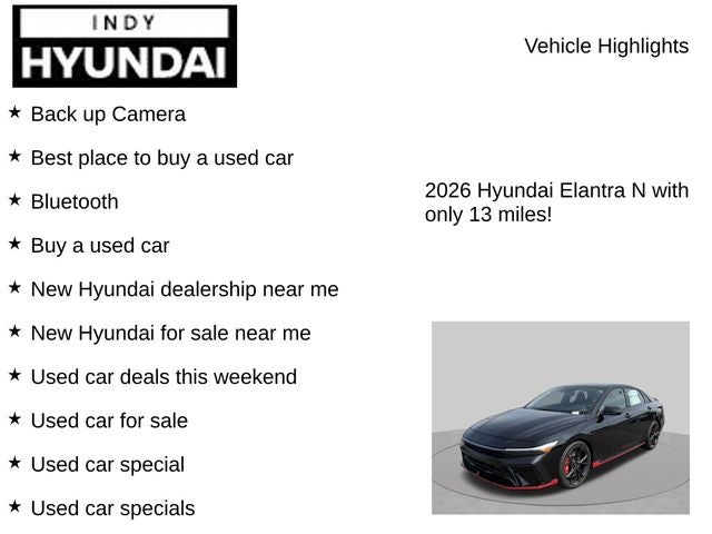 2026 Hyundai ELANTRA N Base