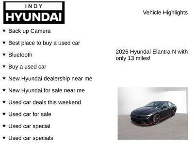 2026 Hyundai ELANTRA N Base