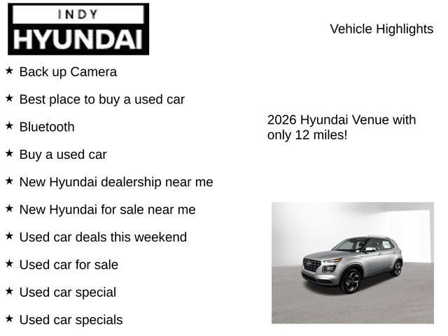 2026 Hyundai VENUE SEL