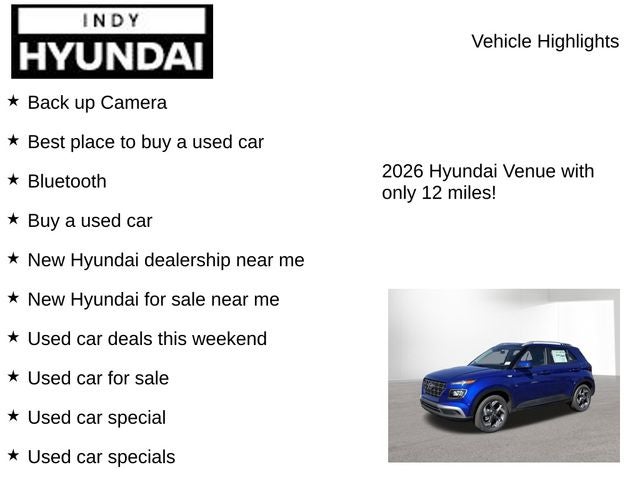 2026 Hyundai VENUE SEL