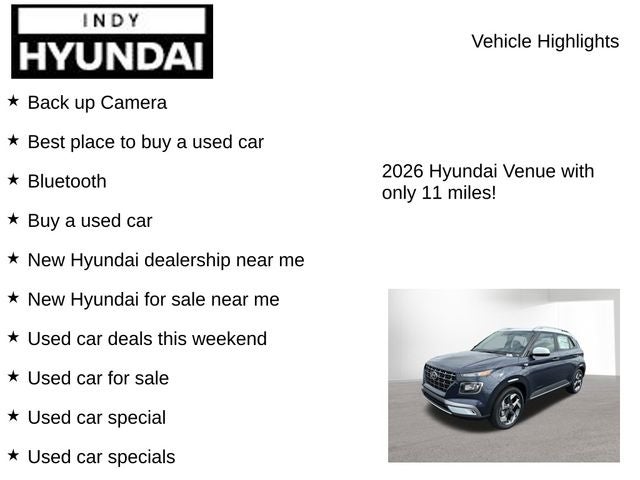 2026 Hyundai VENUE SEL
