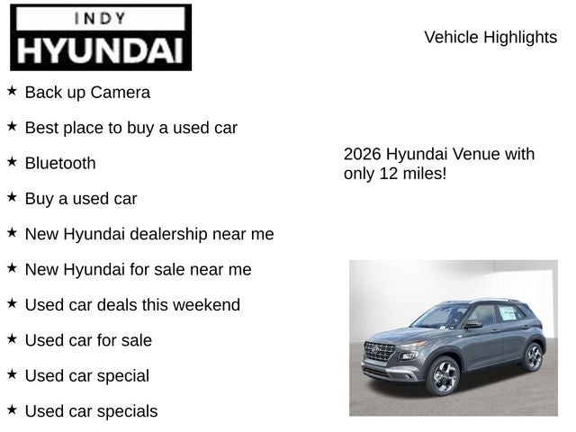 2026 Hyundai VENUE SEL