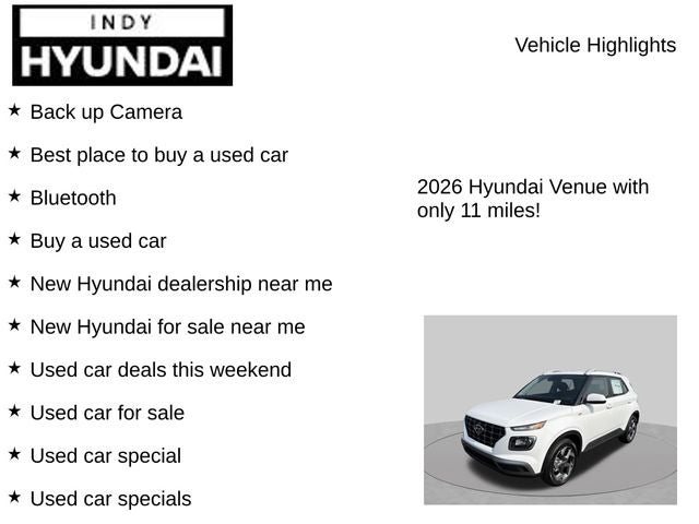 2026 Hyundai VENUE SEL