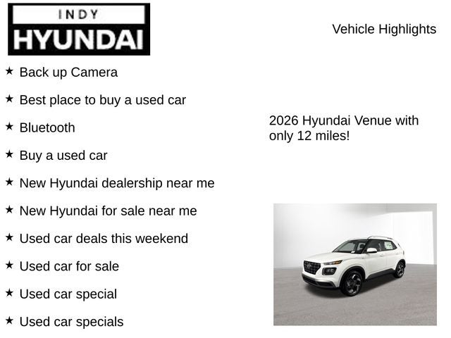 2026 Hyundai VENUE SEL