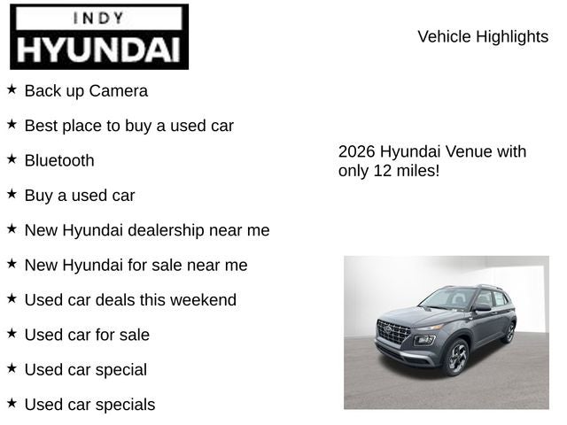 2026 Hyundai VENUE SEL