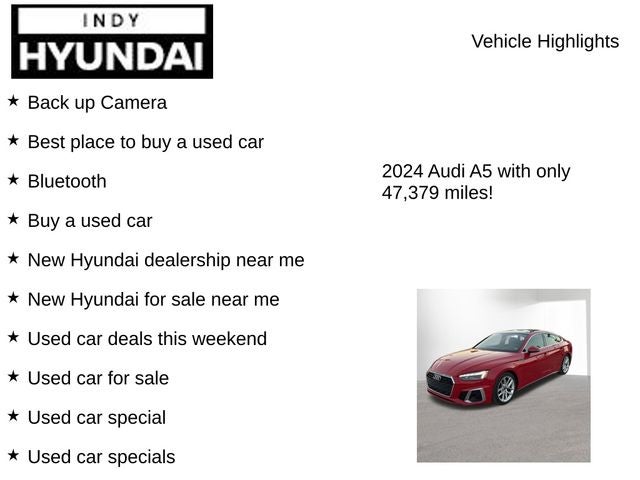 2024 Audi A5 Sportback 45 S line Premium Plus quattro