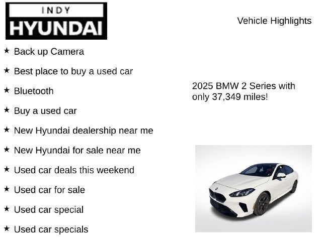 2025 BMW 2 Series 228 xDrive Gran Coupe