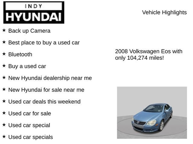 2008 Volkswagen Eos Komfort Edition