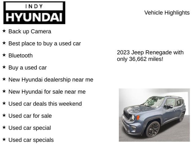 2023 Jeep Renegade Altitude