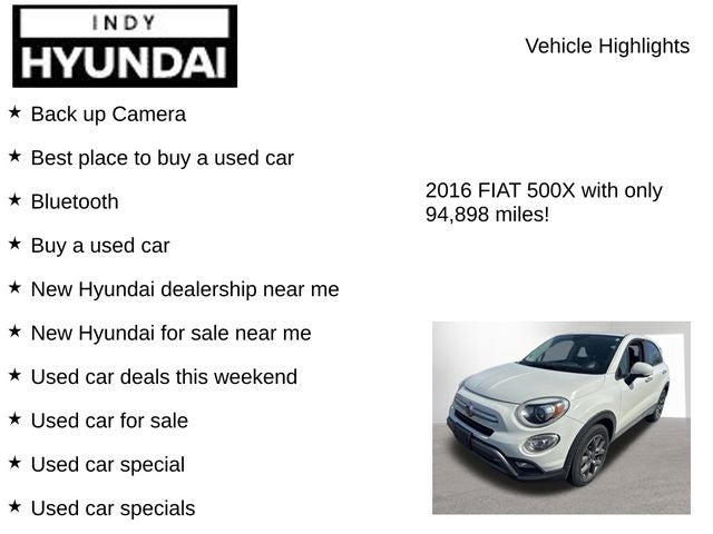 2016 FIAT 500X Trekking