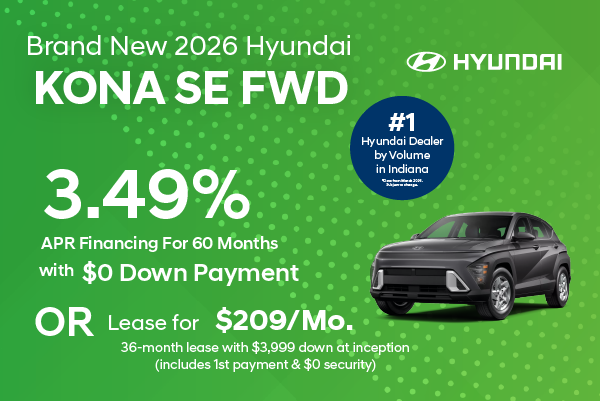 Brand New 2026 Hyundai KONA SE fwd